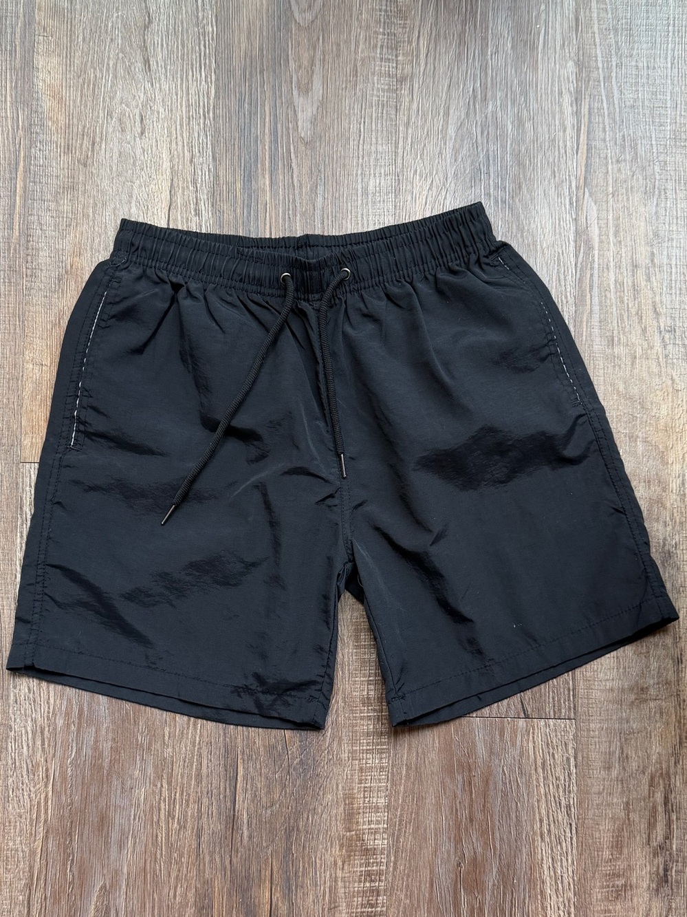 Black Drawstring Shorts